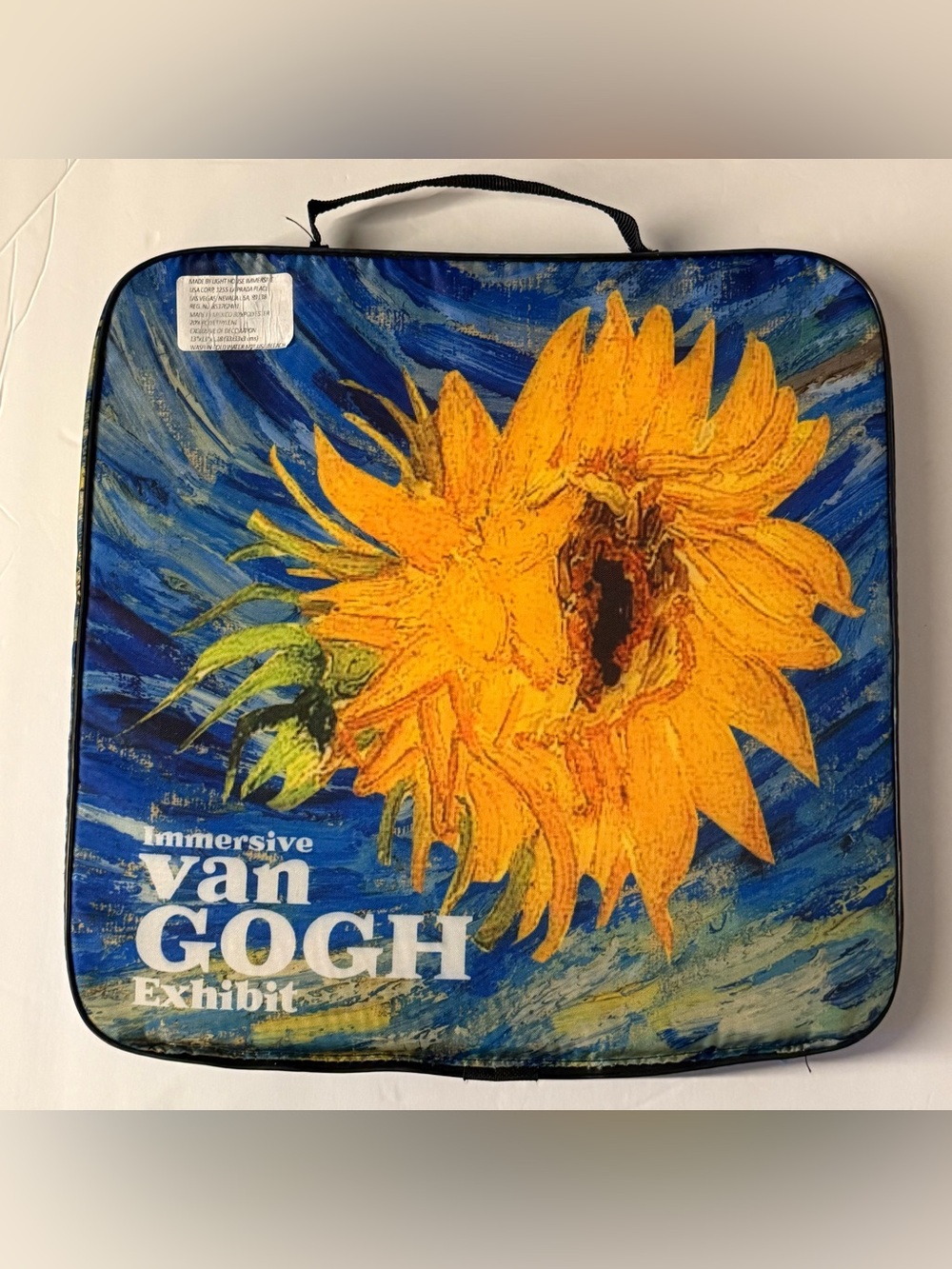 Van Gogh Sunflower Seat Cushion - Picture 2 of 4